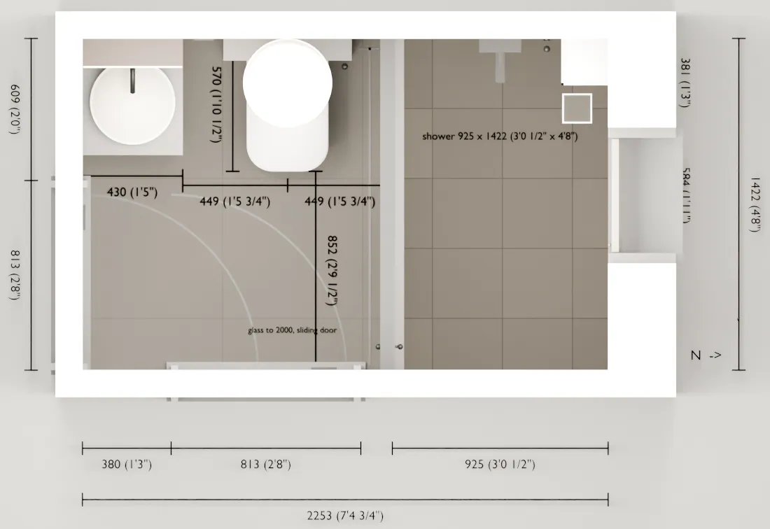 Bathroom plan, version 12 of 13.
